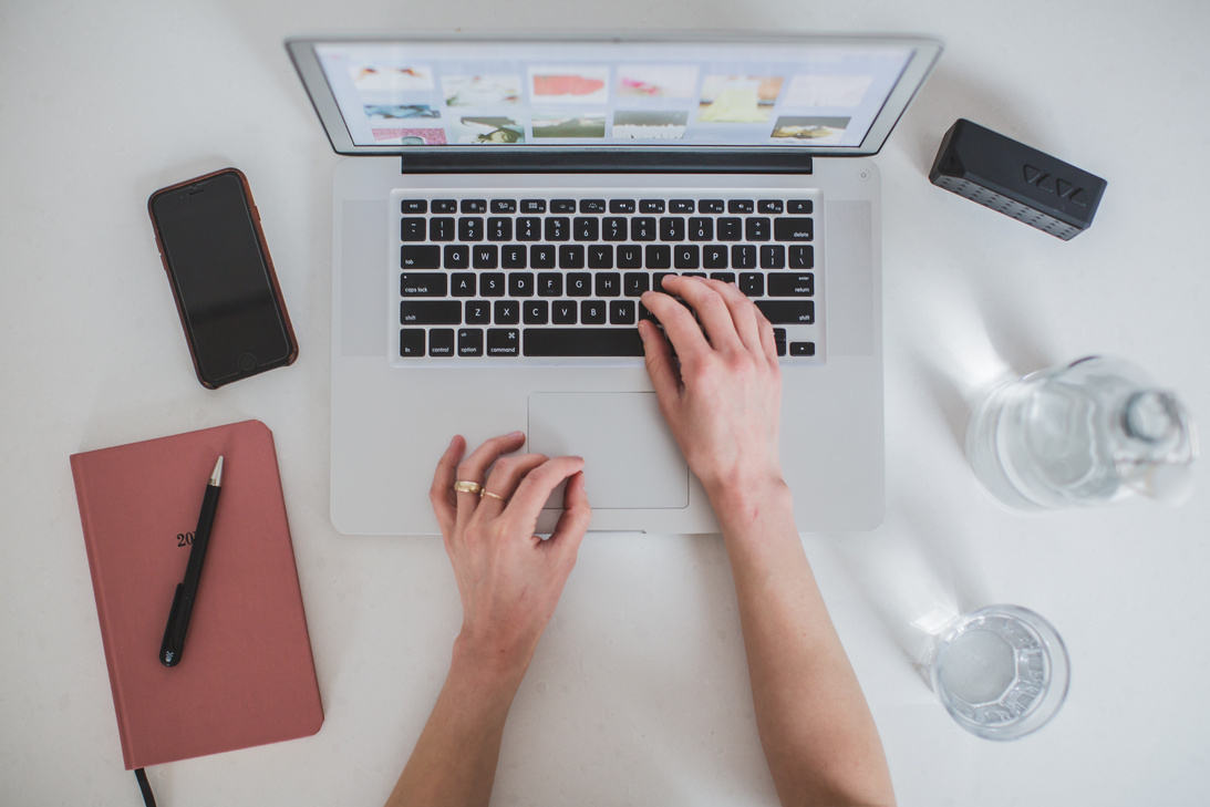 Person Using Macbook Air